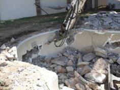 the Pool Demolition Process in Burlingame, CA